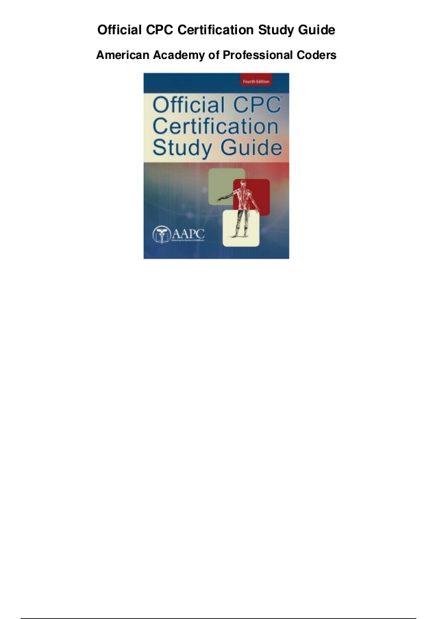 Official cpc certification study guide pdf download for windows 7